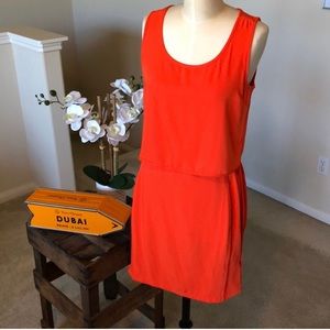 ATHLETA The Getaway sleeveless red/orange dress